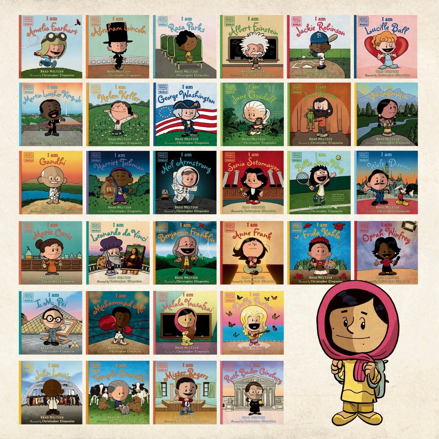 Full Series Ordinary People Change the World Book Set 36 Children's Books