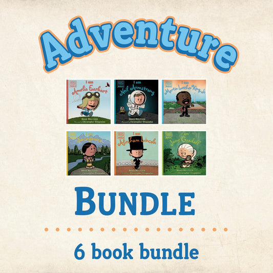 Inspiration Adventure Bundle - 6 Books ~ Amelia Earhart, Neil Armstrong, Martin Luther King, Jr, Sacajawea, Abraham Lincoln, Jane Goodall